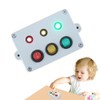 DHinkyoung Montessori Busy Board Accessory for Toddlers,Led Light Switch Busy