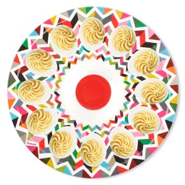 French Bull 12" Egg Tray - Melamine Dinnerware - Platter, Dish, Serving, Deviled, Easter - Ziggy