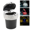StylishCar Ashtray, Smokeless Container with LED Indicator Light - Universal,