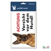 Pubblimania German Shepherd Warning Beware of the Dog! Aluminium Composite