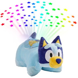 Pillow Pets 16 inch Bluey Sleep Time Light, Stuffed Animal Plush Toy, Gifts for Kids