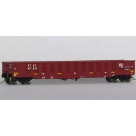 Trainworx N Scale ~ New 2024 ~ Santa Fe 52' Gondola #87870 Metal Wheels ~2522516