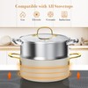 PekGema Ceramic Cookware Set 15-Pieces, Pots and Pans Set Non