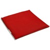 Linseed Cushion 19 x 19 cm Cherry Red Small Grain