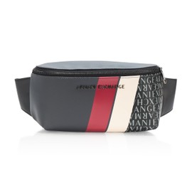 A | X ARMANI EXCHANGE Dylan Belt Bag, Ebony/Cardinal