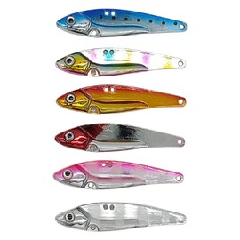 Orurdo qb100215a01n0 Metal Bible A Fishing Tackle Set of 6 (6 Color Set (No Hooks) / 0.2 oz (7 g)