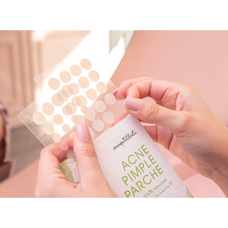 Maquillali Tea Tree Acné Pimple Parche, 44 Parches De Absorbente