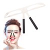 OHPHCALL Women Eyebrow Ruler Stencil Kit Three-point Balance Positioning Tool