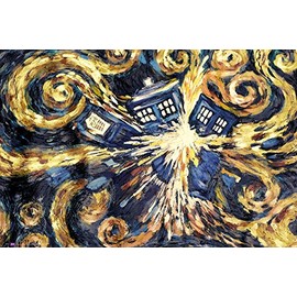 GB eye LTD, Doctor Who, Exploding Tardis, Maxi Poster, 61 x 91.5 cm, Paper, Multi-Coloured