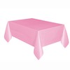 Unique Party 50392 - Baby Pink Plastic Tablecloth, 9ft x