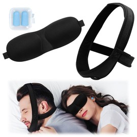 TOEECY Schnarchstopper Ohrstöpsel Zum Schlafen Schlafmaske Licht und Augenschutz Geräuschunterdrückung Geeignet für Schlaflose