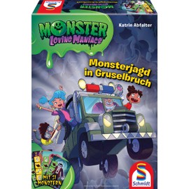 Schmidt Spiele 40636 Monster Loving Maniacs, Monster Hunt in Scary Break, Children's Game