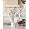NENBOLEC Modern Sculpture Decor Finger Statue Figurine Hand Gesture Gifts