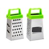 Mini Grater 2 Pcs - Small Grater for Cheese, Garlic,