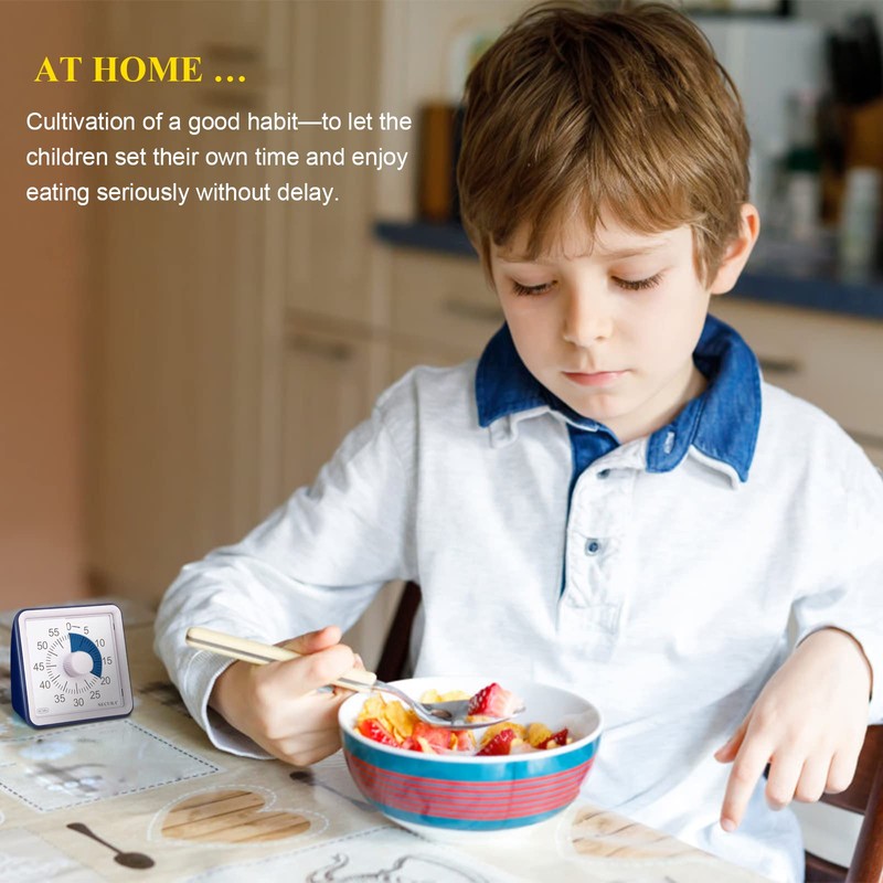 Secura 60-Minute Visual Timer, Classroom Timer, Countdown Timer for Kids