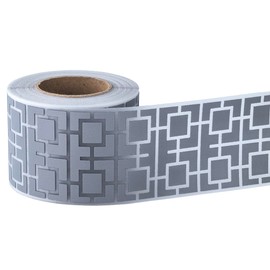 NOZUONO High Visibility Silver Reflective Heat Transfer Vinyl Iron On Tape for Clothing 2in x 10yd