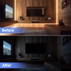 LUXJET 2 Pack Warm White Motion Sensor LED Strip Lights