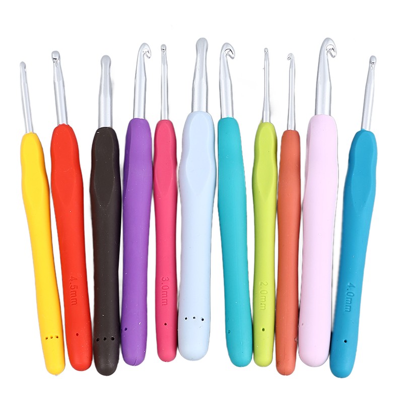 Crochet Hooks Set Multifunctional Handcrafted DIY Ergonomic Crochet Knitting Needles