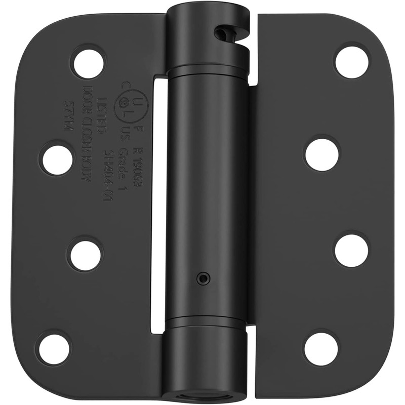 Haidms 6 Pack Self Closing Door Hinges 4 Inch Black