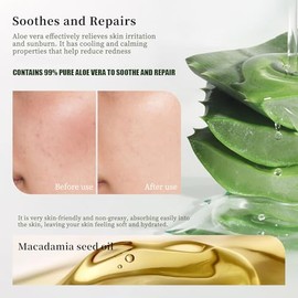 Gel De Aloe Vera En Barra, Bálsamo Calmante Aloe Revital En Barra, Hidratante Profundo Para Piel Seca, Calmante Y Reparador Después Del Sol, Gel Puro 