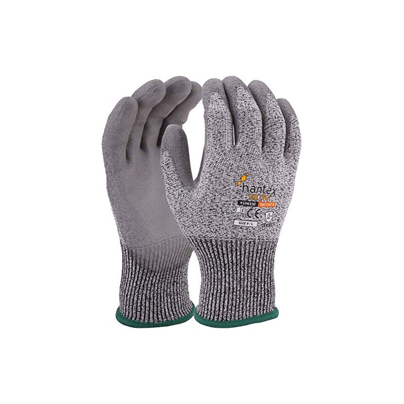 Hantex® HX3-PU Cut Resistant Level 3 B Gloves HPPE PU