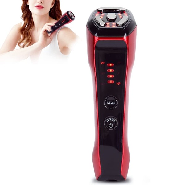 RF Face Machine, 6 in 1 Microcurrent Face Lifting, Wrinkle Reduction, High Frequency Facial Machine for Toning Devices and Tightening the Skin