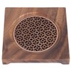 Household Innovative Walnut Square Teapot Mat Heat Insulation Coaster Tea
