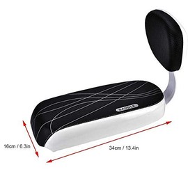 GOTOTOP Rear Seat Cushion Armrest Footrest Set Accessory Kid Child Carrier Seat,Safety Cushion Armrest Handrail Footrest Feet Pedals Set Accessory with Back Rest