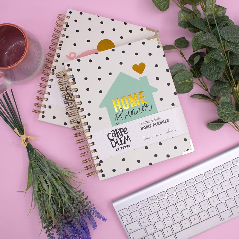 Pukka Pad, Carpe Diem Undated Home Planner Notebook – Includes