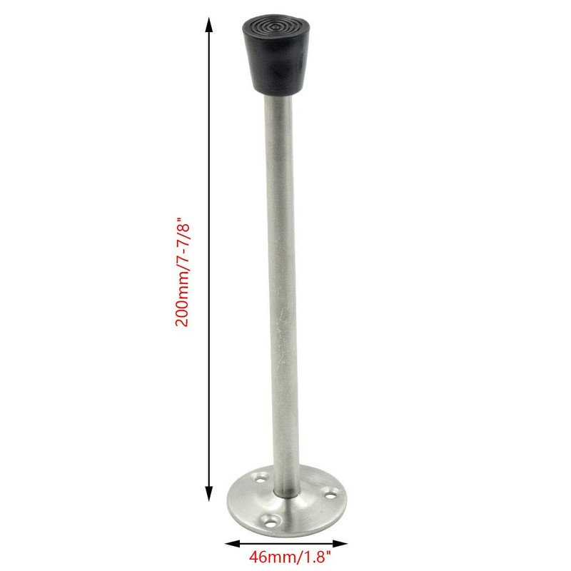 Rannb Long Door Stopper Wall Mount Doorstop with Rubber Tip