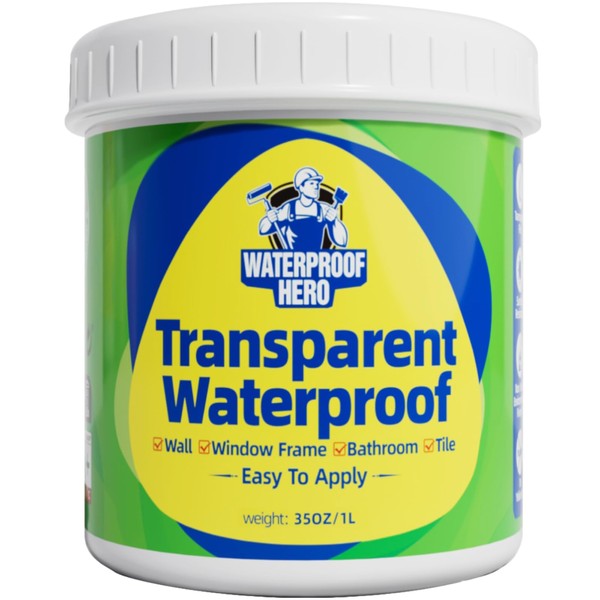 WATERPROOF HERO Transparent Waterproof Coating Sealant, Water-Based Invisible Waterproof Agent