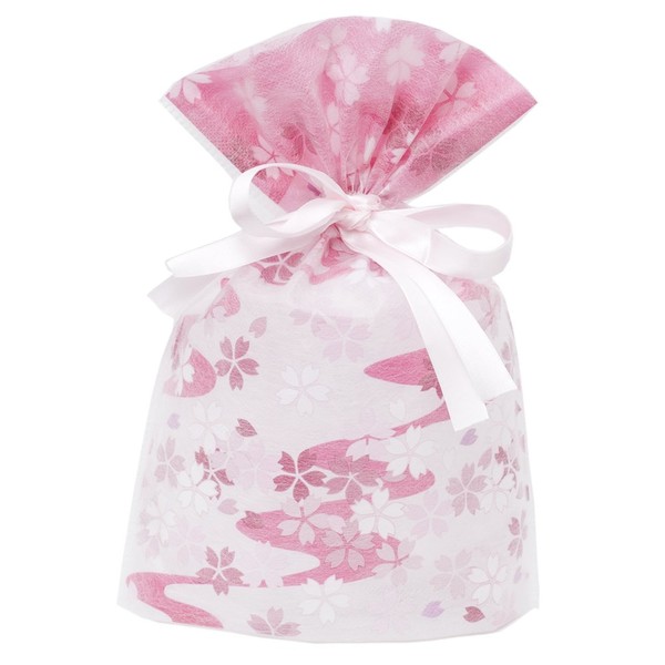 Gift Mate 21021-9 9-Piece Drawstring Gift Bags, Small, Non-Woven Blossom