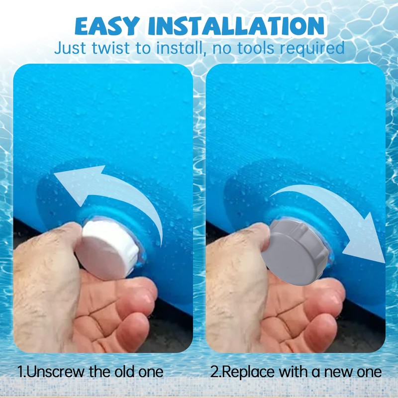 Replacement Drain Valve Cap Compatible with Bestway Pool, Heavy Duty