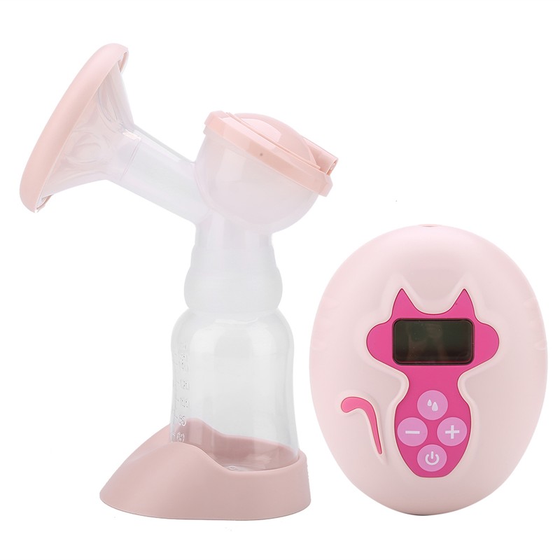 Single Electric Adjustable Suction Breast Pump Automatic Baby Breastfeeding Set