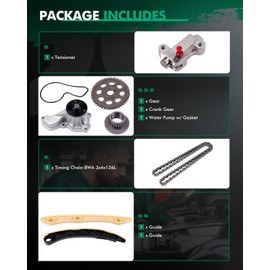 SCITOO Timing Chain Kit suitable for Honda Civic 2006-2011 HJ-07025-H,131-2282,AW6056