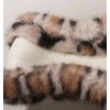 Forala Fluffy Cheetah Car Steering Wheel Cover Luxurious Faux Fur