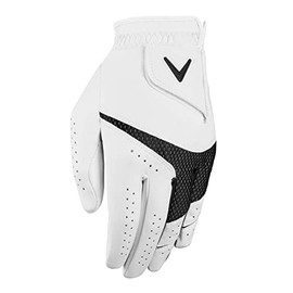 Callaway Golf Mens Weather Spann Left Hand 2 Pack Golf Glove - White - M