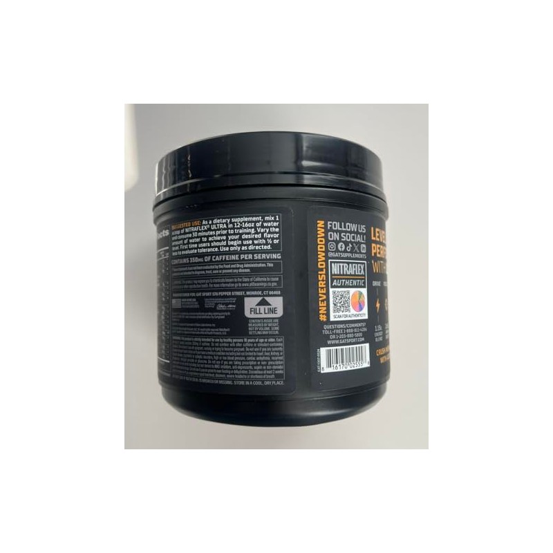 GAT SPORT - NITRAFLEX ULTRA - The Complete Pre-Workout Formula