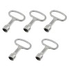 RLECS 5pcs Triangle Cabinet Spanner Key Locks for Drawer, Switch