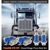 Replacement for Peterbilt 377 378 379 Hood Bolt Bushing Kit,