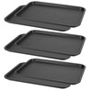 MANCHAP 6 Pack 16 x 12 Inch Black Plastic Fast