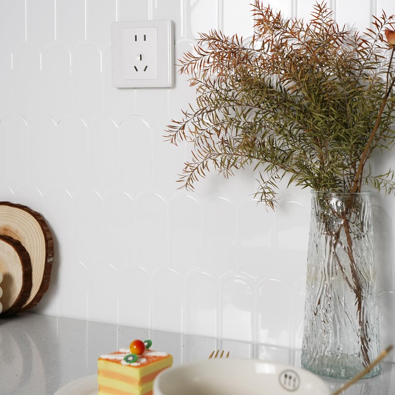 Vamos Tile Upgraded Thicker Design Peel and Stick Backsplash Tile,