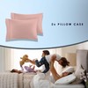 Pizuna 100% Luxury Cotton King Size Pillow Case Rose, 1000