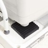 Waki Sangyo Stackable Vibration-Proof Rubber Black Thickness 10 x Width