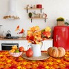 2 Pack Fall Tablecloth Maple Leaf Plastic Table Cover Autumn