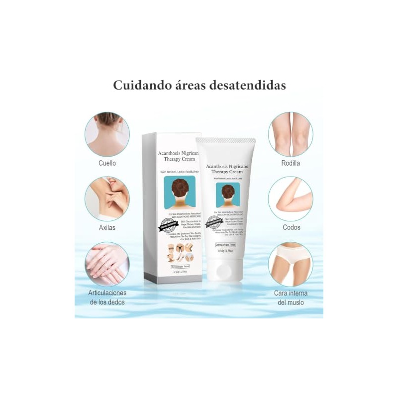 2 Pcs Acanthosis Nigricans Crema, Crema Correctora de Manchas Oscuras