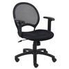 Boss Office Products Mesh Task Chair with Adjustable Arms in