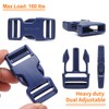 1 inch Buckles and Straps Set, Daily Series Polyester Webbing,