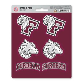 FANMATS Fordham University Rams - Set Of 6 Sticker Sheet