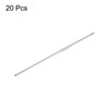 uxcell 20Pcs Crochet Hook Stainless Steel 1.5mm US Size 8